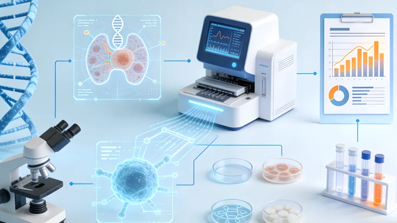 基因检测报告关键指标示意图