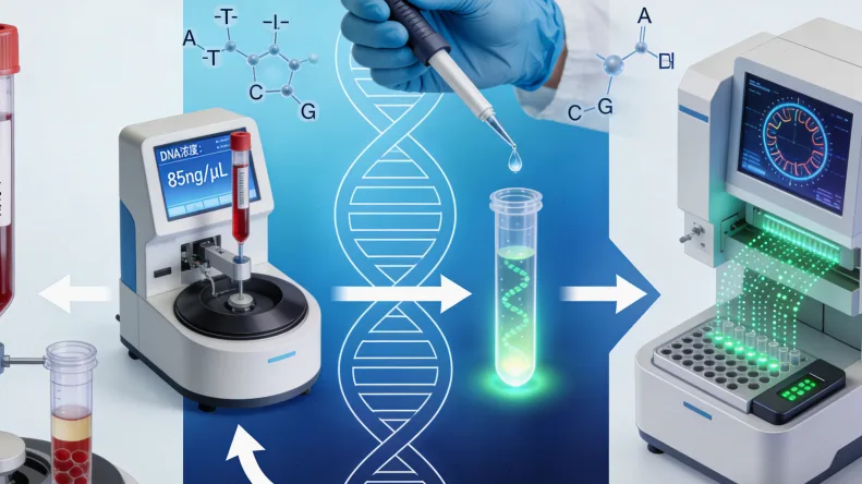 病理医生在显微镜下观察组织切片