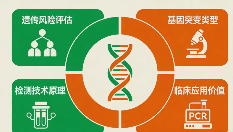 基因检测报告关键指标示例图