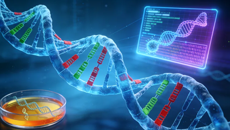 基因检测报告关键部分示例图