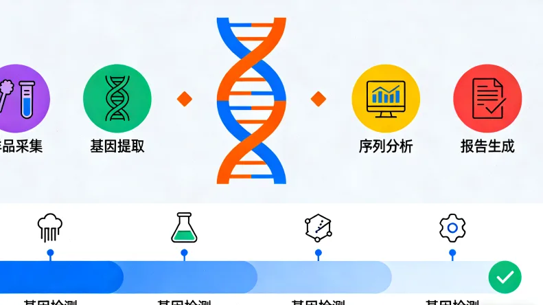 基因检测报告关键部分示例图