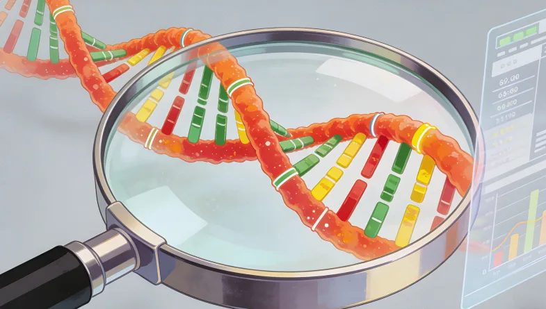 基因检测报告样本示意图