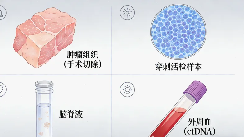 肠癌4基因检测报告示例局部图