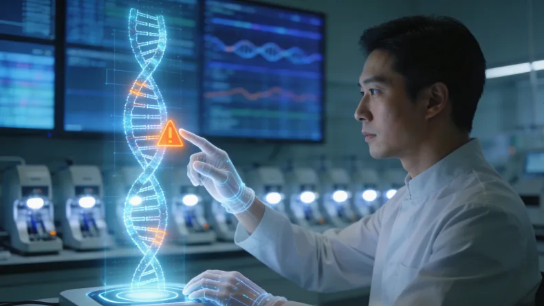 基因检测报告关键信息标注示例