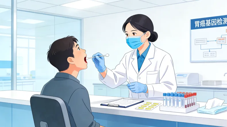 病理医生在显微镜下观察组织切片