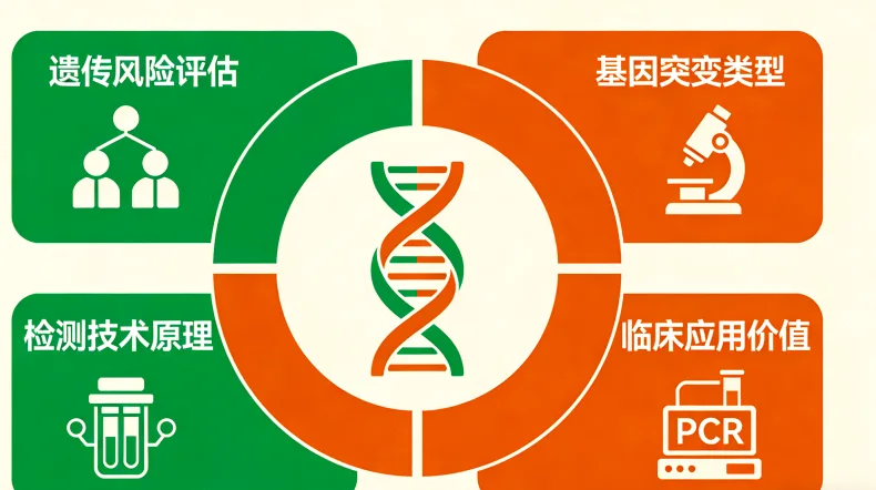 基因检测报告样本核心部分展示