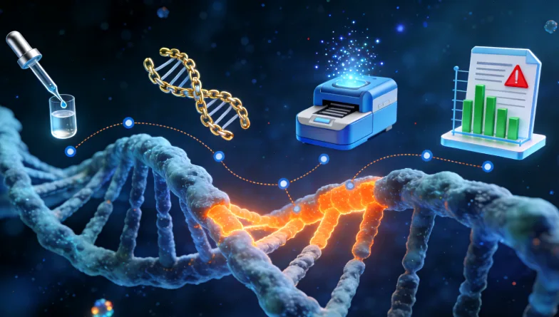 基因检测样本采集示意图