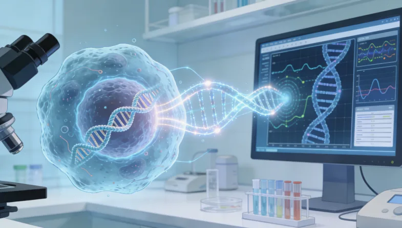 基因检测报告关键指标示例图