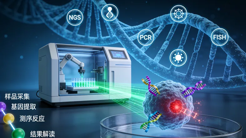 基因检测报告重点内容示意图