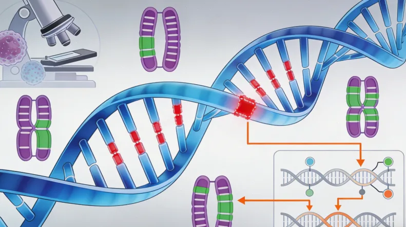 基因检测报告核心部分示意图