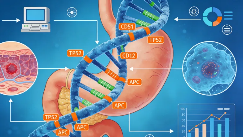 EGFR基因突变示意图