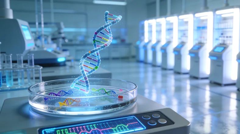 基因检测报告关键指标示意图