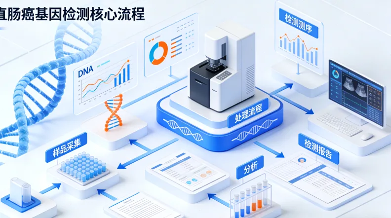 基因测序实验室工作流程示意图