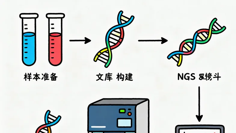 基因突变与靶向药物作用示意图