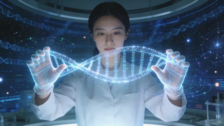 基因如同细胞的操作手册示意图