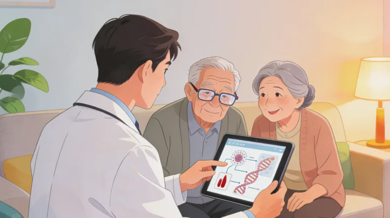 HER2基因扩增FISH检测示意图