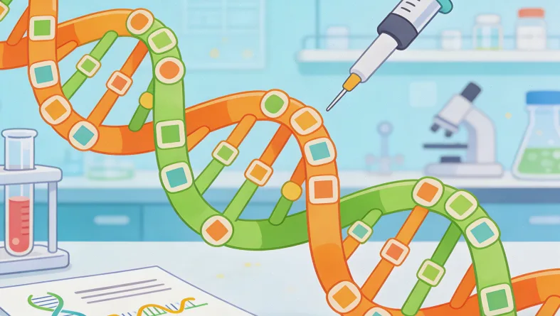 基因检测报告关键信息标注示例