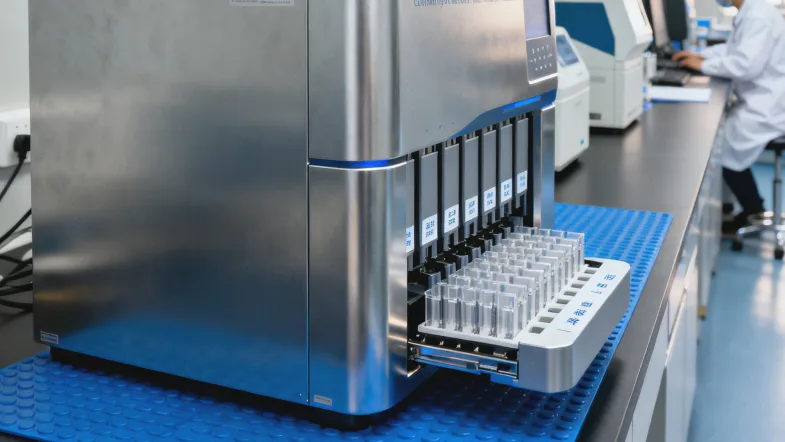 NGS基因检测实验室内部流程示意