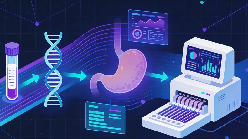 基因检测报告关键部分示例图