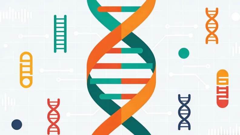 基因检测实验室内部工作场景