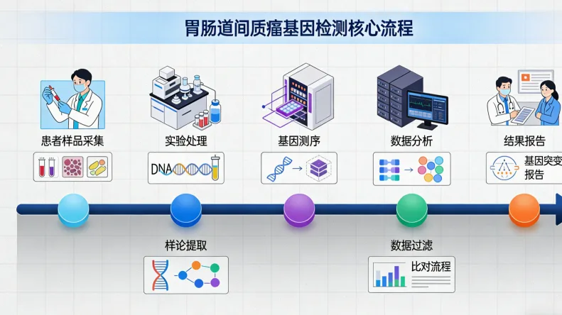 肺癌基因检测报告关键信息示意图