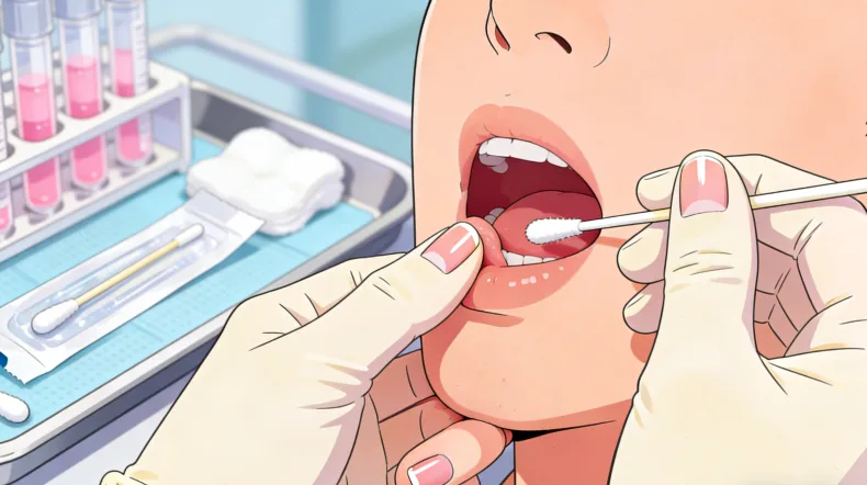 肿瘤组织与血液样本采集图示