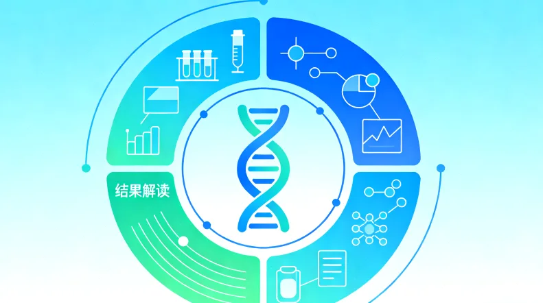基因检测报告关键部分示例图