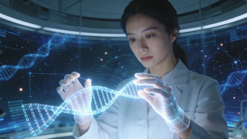 基因检测报告关键指标示意图