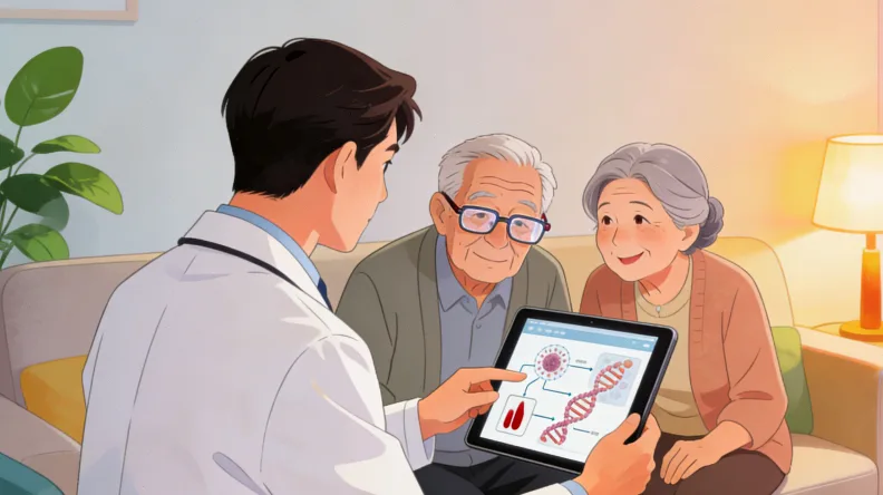 肺癌靶向治疗基因检测流程简图