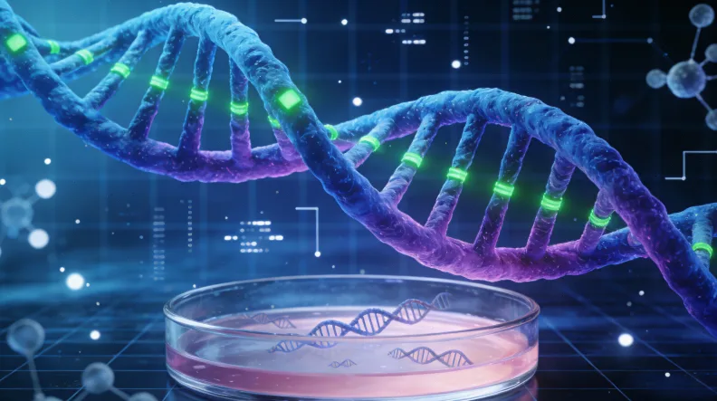 基因检测报告核心指标示意图