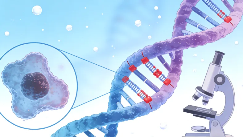 肺癌基因检测报告关键部分示例图
