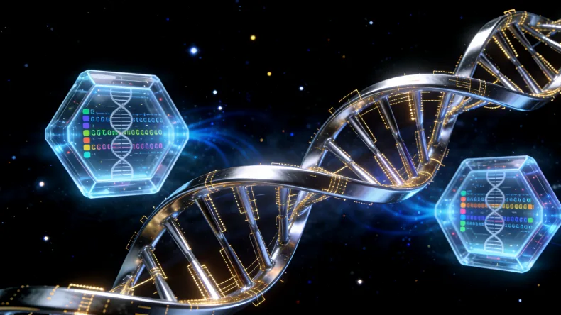 基因检测分析肿瘤组织示意图