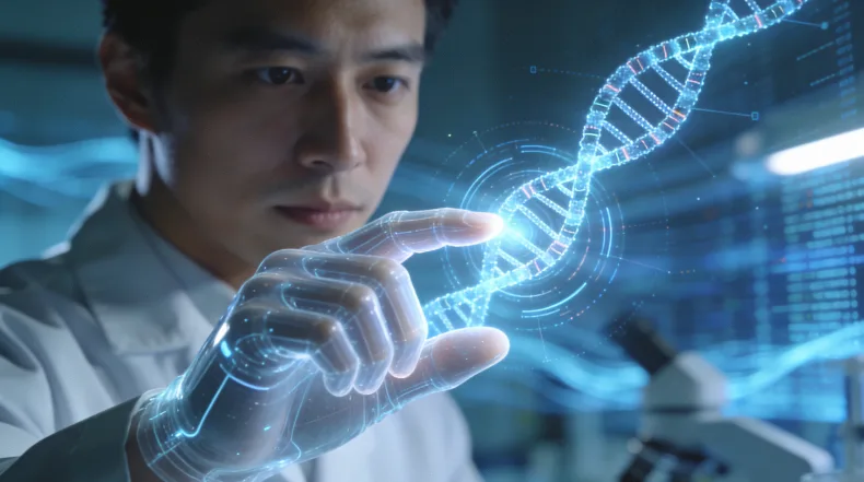 遗传咨询师进行报告解读场景