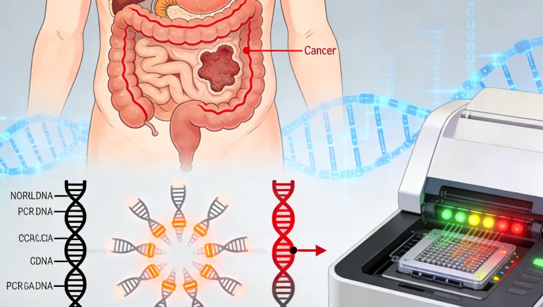 基因检测指导结直肠癌精准治疗路径示意图