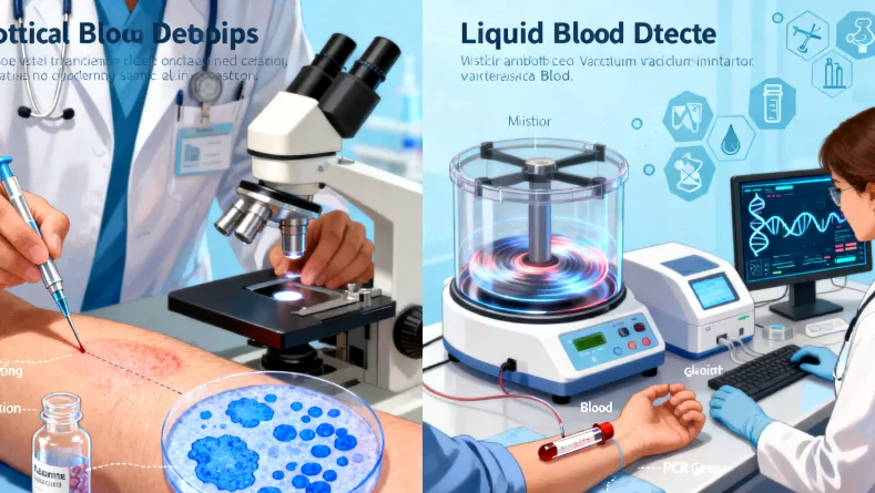 肺癌组织切片FISH检测图