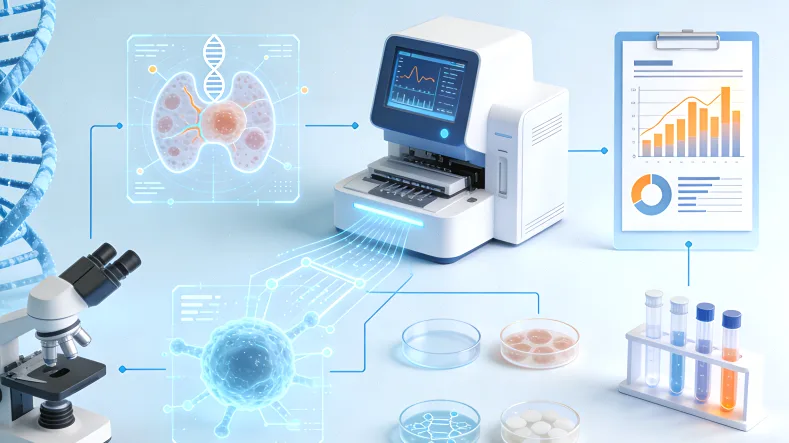 肠癌基因检测报告示例局部图