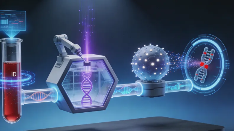 遗传咨询师正在解读基因检测报告