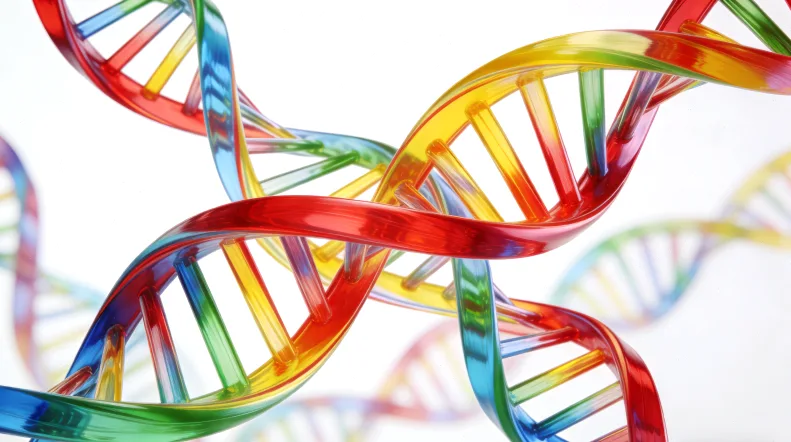 基因检测报告核心信息区域示意图