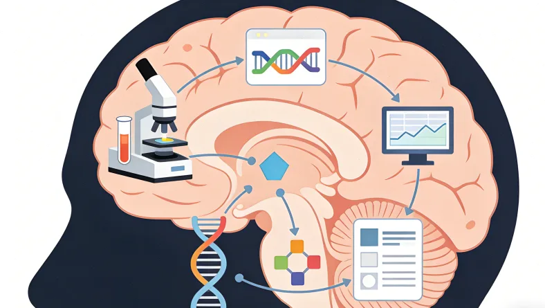 基因检测实验室内部工作环境示意