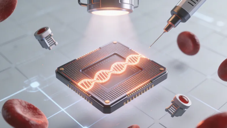 TMB检测原理示意图：肿瘤细胞突变与免疫识别