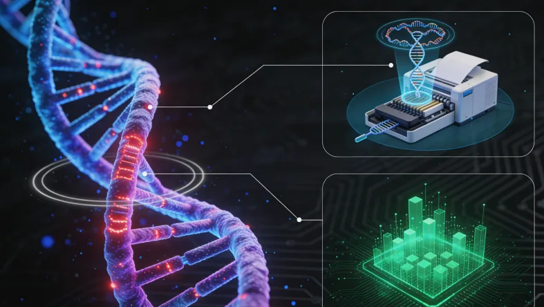 HER2基因扩增FISH检测示意图