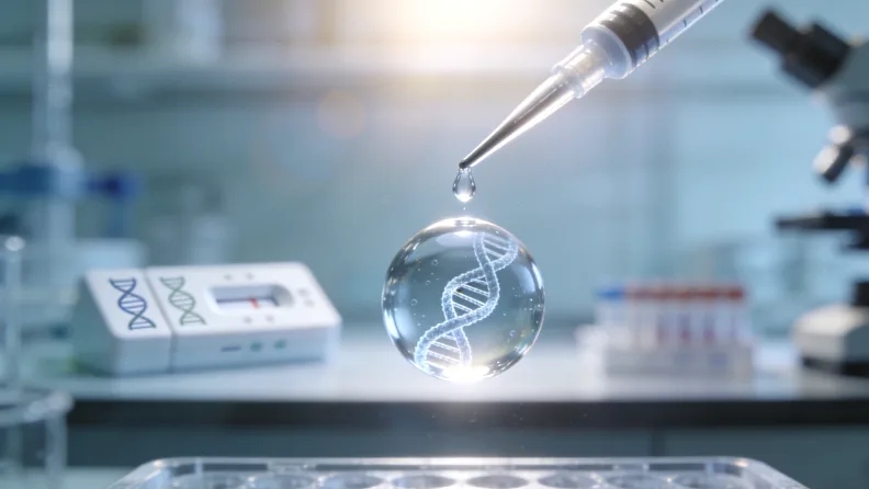 基因检测报告关键指标示意图