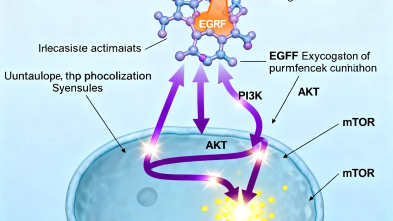 EGFR基因常见突变位点示意图
