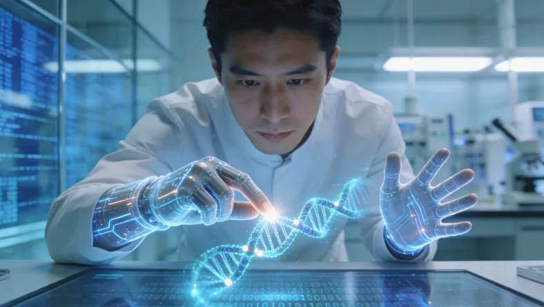 专业遗传咨询师与受检者沟通场景