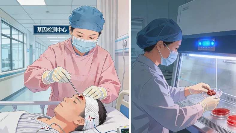 遗传咨询师与检测者沟通场景