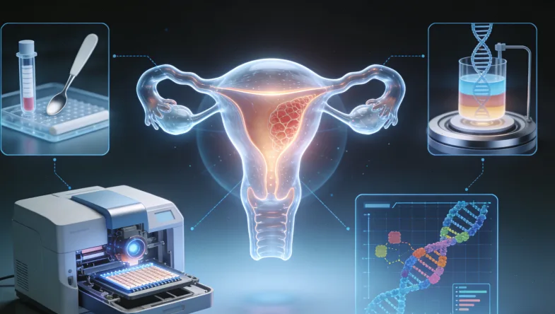 HER2基因扩增FISH检测示意图