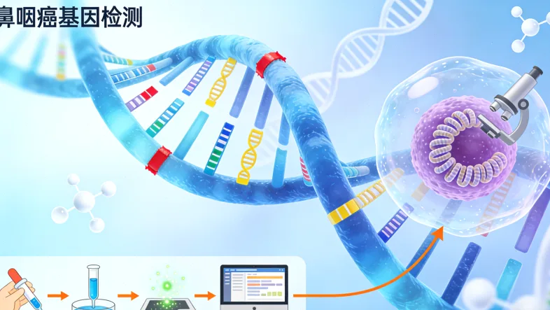 基因检测报告关键部分示例图