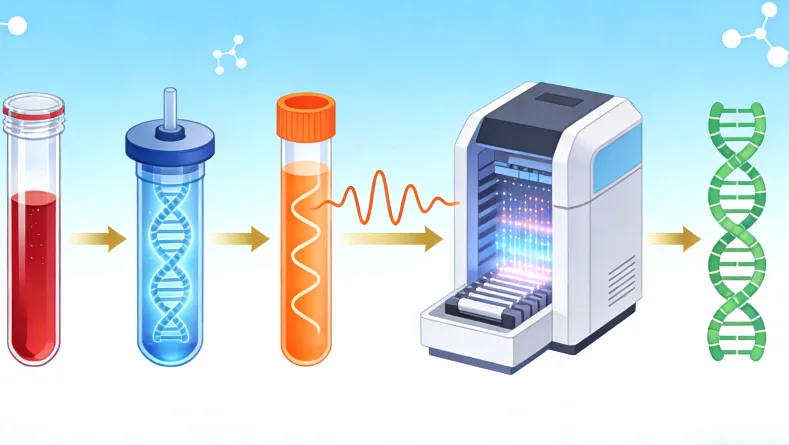 基因检测报告样本关键指标标注示例