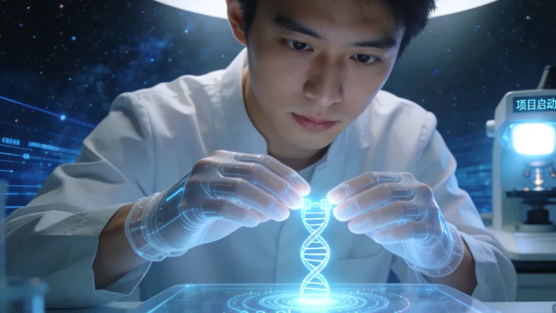 HER2基因阳性与阴性示意图对比