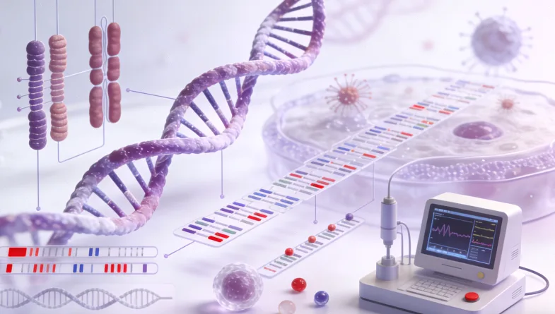 BRCA基因修复DNA损伤示意图
